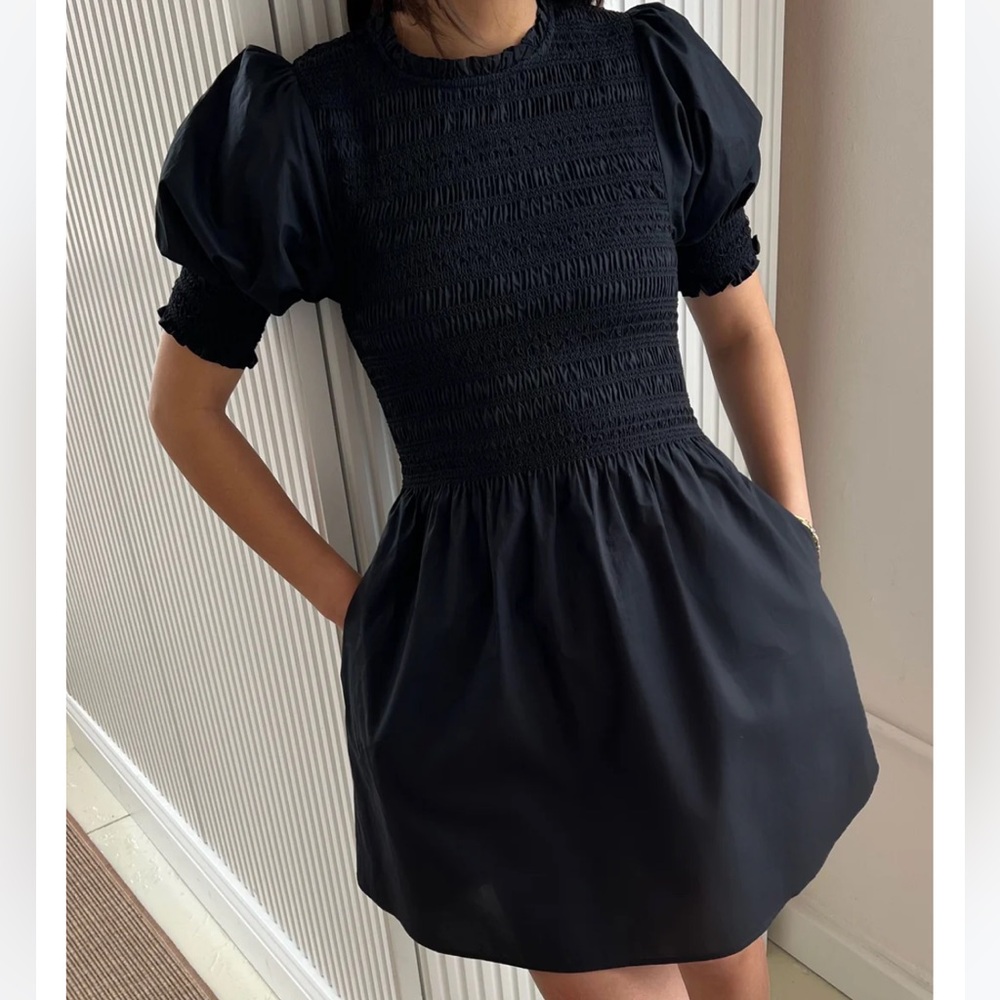 Hill house home Vivi nap dress in black XS
